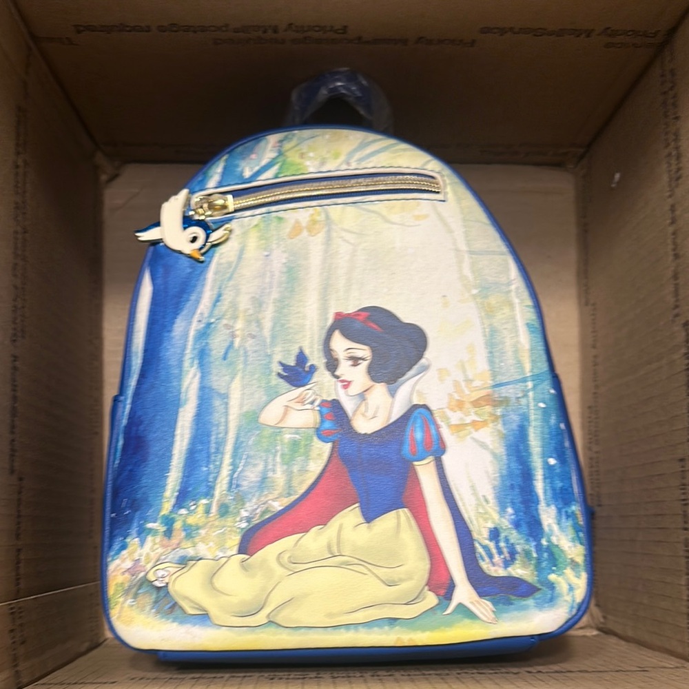 Loungefly Blue Enchanted Forest Backpack